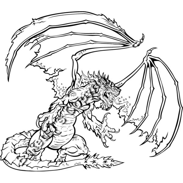 ES2dragon005BW Thumbnail