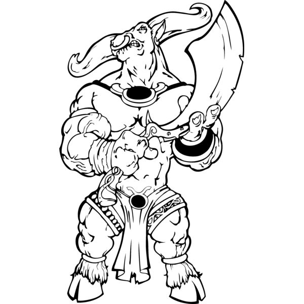 ES3MINOTAUR01bw Thumbnail