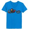 Ladies’  Junior Fine Jersey V-Neck Longer Length T-Shirt Thumbnail