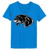 Ladies’  Junior Fine Jersey V-Neck Longer Length T-Shirt Thumbnail