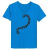 Ladies’  Junior Fine Jersey V-Neck Longer Length T-Shirt Thumbnail