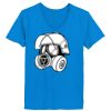 Ladies’  Junior Fine Jersey V-Neck Longer Length T-Shirt Thumbnail