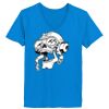 Ladies’  Junior Fine Jersey V-Neck Longer Length T-Shirt Thumbnail