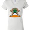 Women's Short Sleeve V-Neck T-Shirt Thumbnail