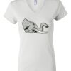 Women's Short Sleeve V-Neck T-Shirt Thumbnail