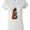 Women's Short Sleeve V-Neck T-Shirt Thumbnail