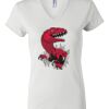 Women's Short Sleeve V-Neck T-Shirt Thumbnail