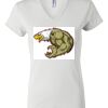 Women's Short Sleeve V-Neck T-Shirt Thumbnail