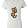 Women's Short Sleeve V-Neck T-Shirt Thumbnail
