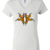 Women's Short Sleeve V-Neck T-Shirt Thumbnail