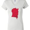 Women's Short Sleeve V-Neck T-Shirt Thumbnail