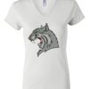 Women's Short Sleeve V-Neck T-Shirt Thumbnail