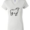 Women's Short Sleeve V-Neck T-Shirt Thumbnail