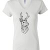 Women's Short Sleeve V-Neck T-Shirt Thumbnail