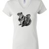 Women's Short Sleeve V-Neck T-Shirt Thumbnail