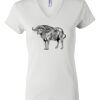 Women's Short Sleeve V-Neck T-Shirt Thumbnail