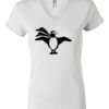 Women's Short Sleeve V-Neck T-Shirt Thumbnail