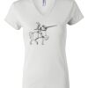 Women's Short Sleeve V-Neck T-Shirt Thumbnail