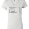 Women's Short Sleeve V-Neck T-Shirt Thumbnail