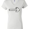 Women's Short Sleeve V-Neck T-Shirt Thumbnail