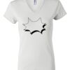 Women's Short Sleeve V-Neck T-Shirt Thumbnail
