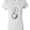 Women's Short Sleeve V-Neck T-Shirt Thumbnail
