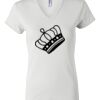 Women's Short Sleeve V-Neck T-Shirt Thumbnail