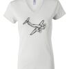 Women's Short Sleeve V-Neck T-Shirt Thumbnail