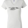 Women's Short Sleeve V-Neck T-Shirt Thumbnail