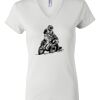 Women's Short Sleeve V-Neck T-Shirt Thumbnail
