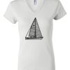 Women's Short Sleeve V-Neck T-Shirt Thumbnail