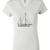 Women's Short Sleeve V-Neck T-Shirt Thumbnail
