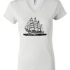 Women's Short Sleeve V-Neck T-Shirt Thumbnail