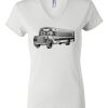 Women's Short Sleeve V-Neck T-Shirt Thumbnail