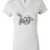 Women's Short Sleeve V-Neck T-Shirt Thumbnail