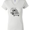 Women's Short Sleeve V-Neck T-Shirt Thumbnail