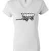 Women's Short Sleeve V-Neck T-Shirt Thumbnail