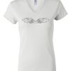 Women's Short Sleeve V-Neck T-Shirt Thumbnail