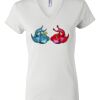 Women's Short Sleeve V-Neck T-Shirt Thumbnail