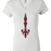 Women's Short Sleeve V-Neck T-Shirt Thumbnail
