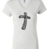 Women's Short Sleeve V-Neck T-Shirt Thumbnail