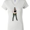 Women's Short Sleeve V-Neck T-Shirt Thumbnail