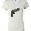 Women's Short Sleeve V-Neck T-Shirt Thumbnail