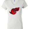 Women's Short Sleeve V-Neck T-Shirt Thumbnail