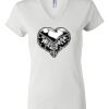 Women's Short Sleeve V-Neck T-Shirt Thumbnail