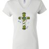Women's Short Sleeve V-Neck T-Shirt Thumbnail
