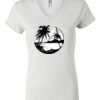 Women's Short Sleeve V-Neck T-Shirt Thumbnail
