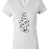 Women's Short Sleeve V-Neck T-Shirt Thumbnail