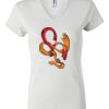 Women's Short Sleeve V-Neck T-Shirt Thumbnail