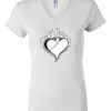 Women's Short Sleeve V-Neck T-Shirt Thumbnail